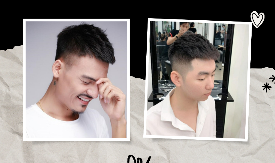 Kiểu tóc Mohican ngắn vuốt cụp tạo nên sự mới mẻ