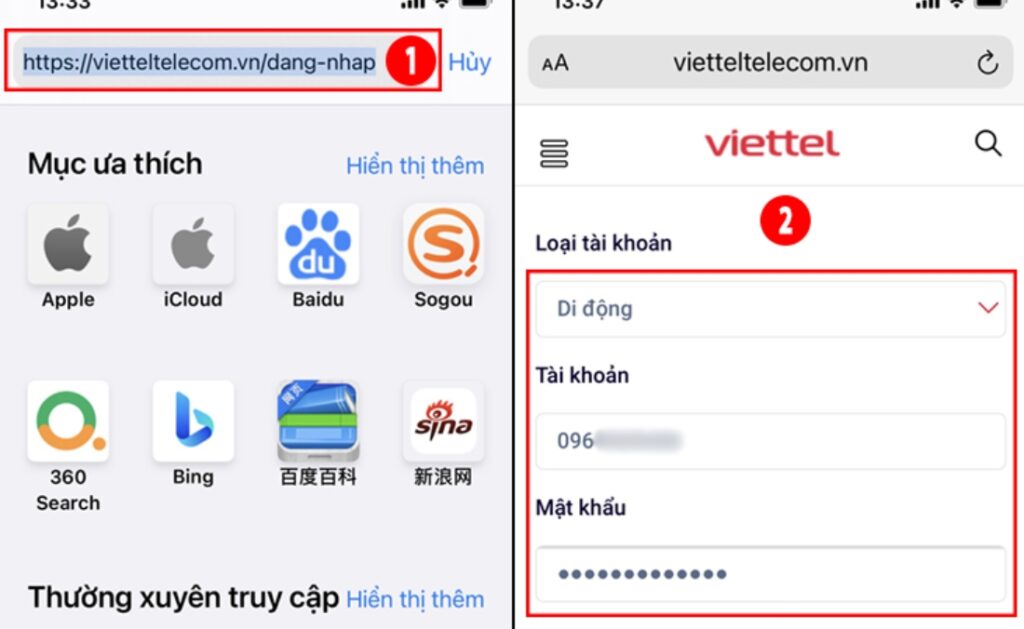 Cách kiểm tra lượng data mạng Viettel qua website