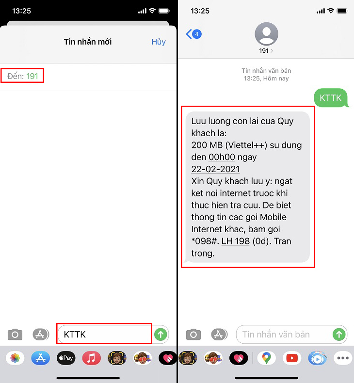 Cách kiểm tra data Viettel qua tin nhắn