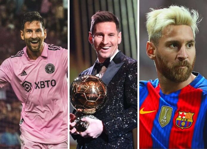 kiểu tóc của messi