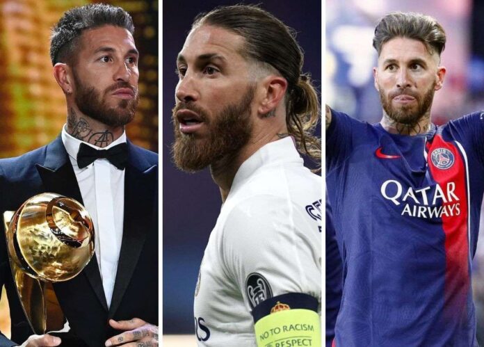 kiểu tóc của sergio ramos