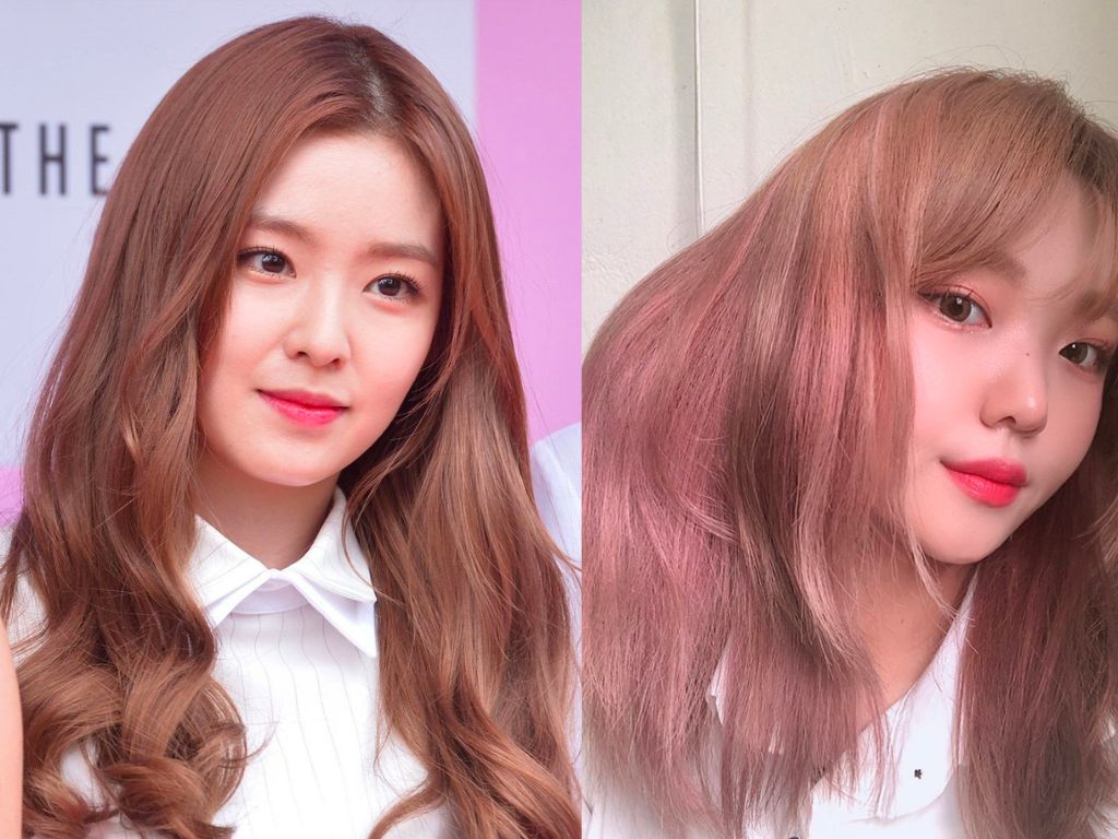 Nâu ánh hồng hạt dẻ - kiểu tóc nổi lên xu hướng gần đây 