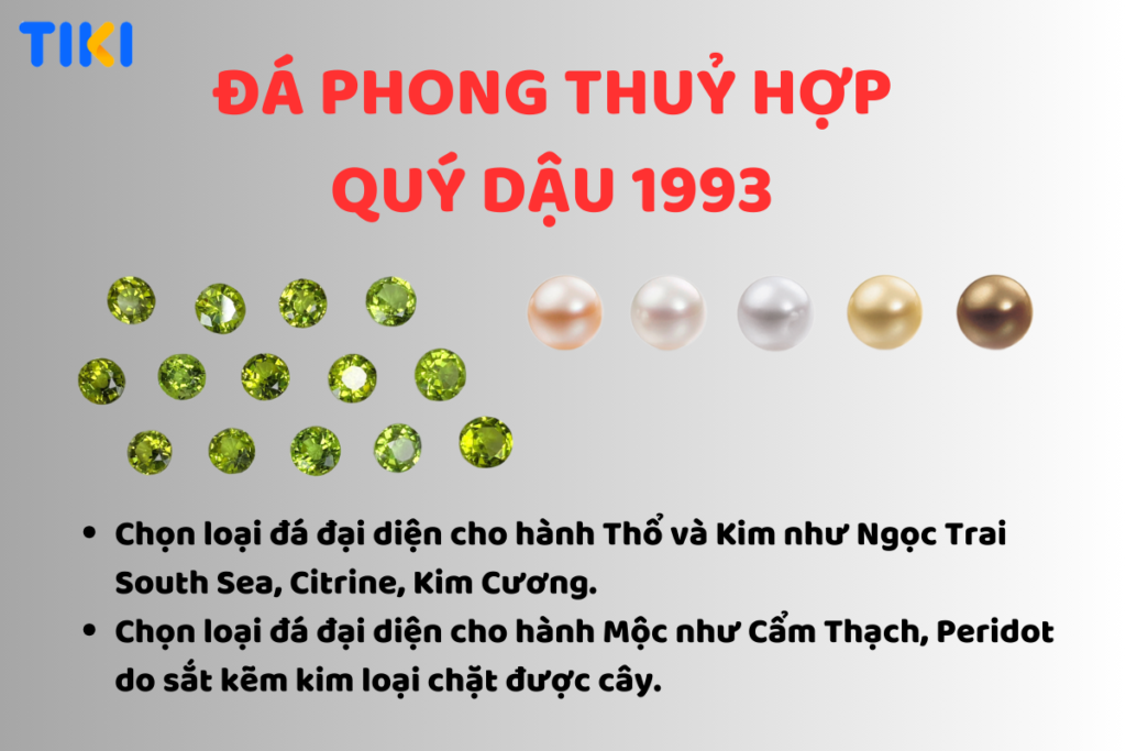 Vật phẩm phong thuỷ hợp mệnh Quý Dậu 1993