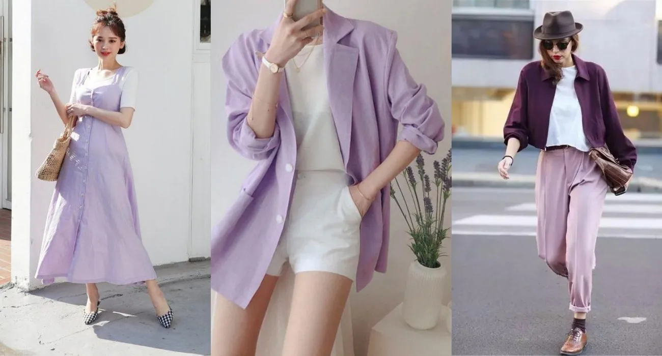 Mệnh Hỏa hợp mặc đồ màu tím