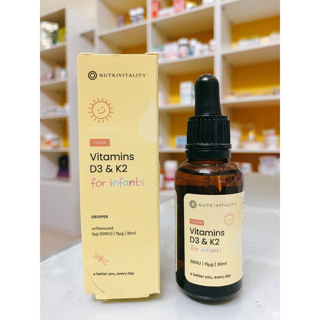Các loại vitamin D3K2 tốt nhất cho bé hiện nay