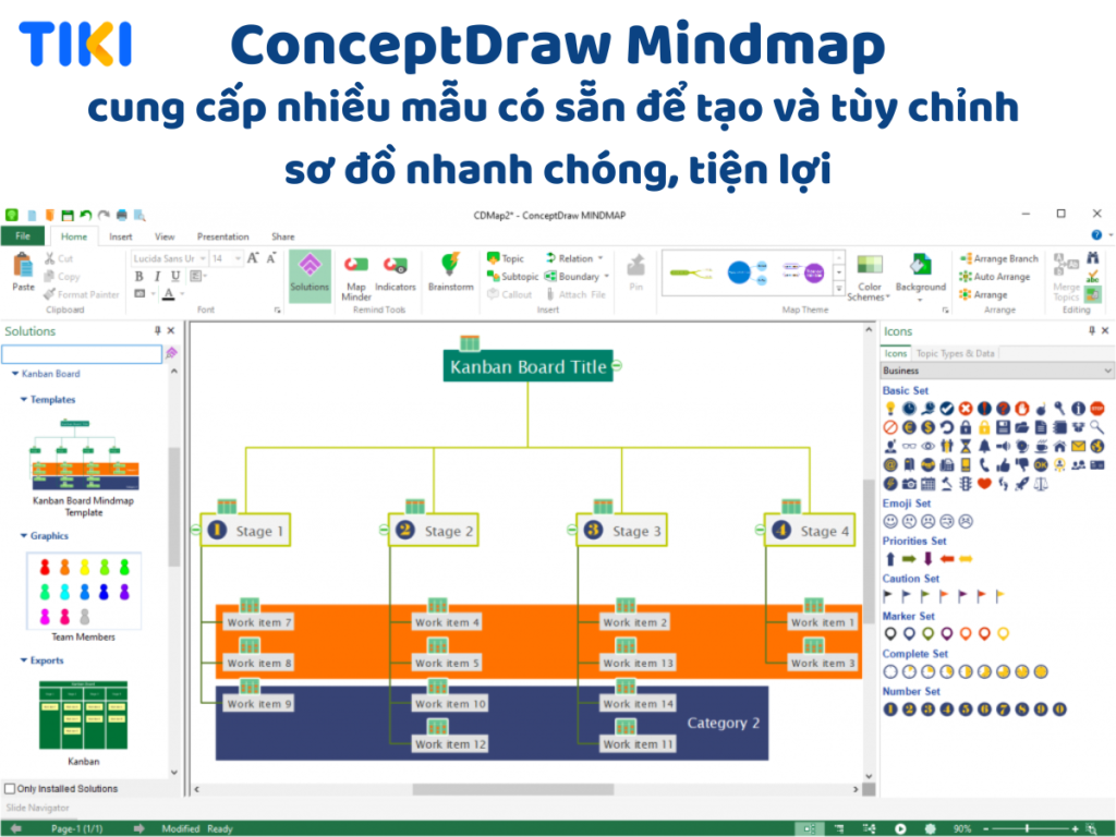 Phần mềm ConceptDraw Mindmap