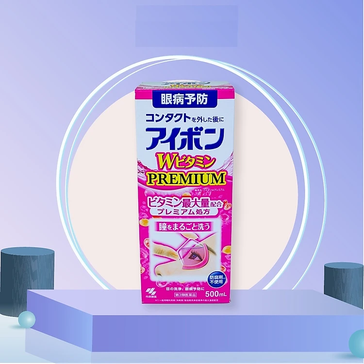 Thuốc rửa mắt Nhật Bản Ivon W Vitamin premium