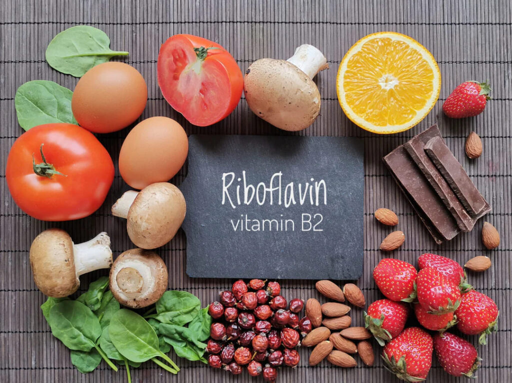 Vitamin B2 giúp tăng hồng cầu
