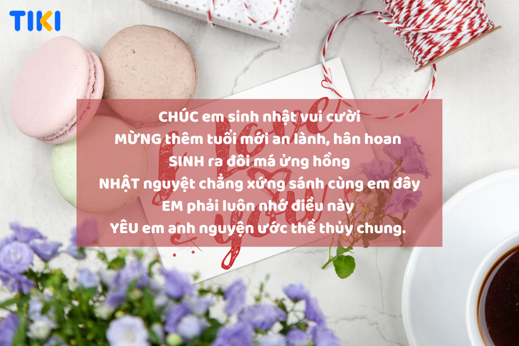 Bài thơ chúc sinh nhật người yêu