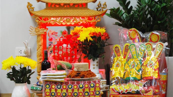 bàn thờ ông táo