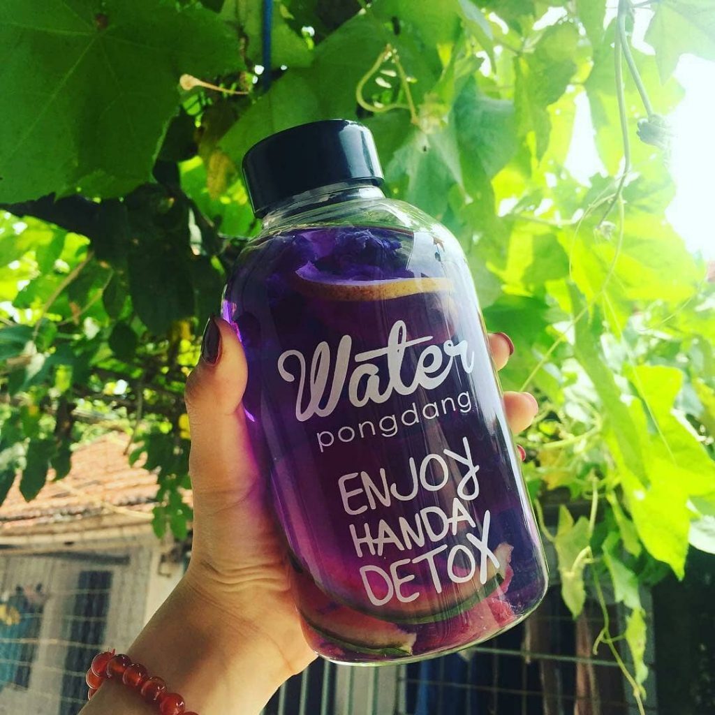 Thành phẩm detox hoa đậu biếc