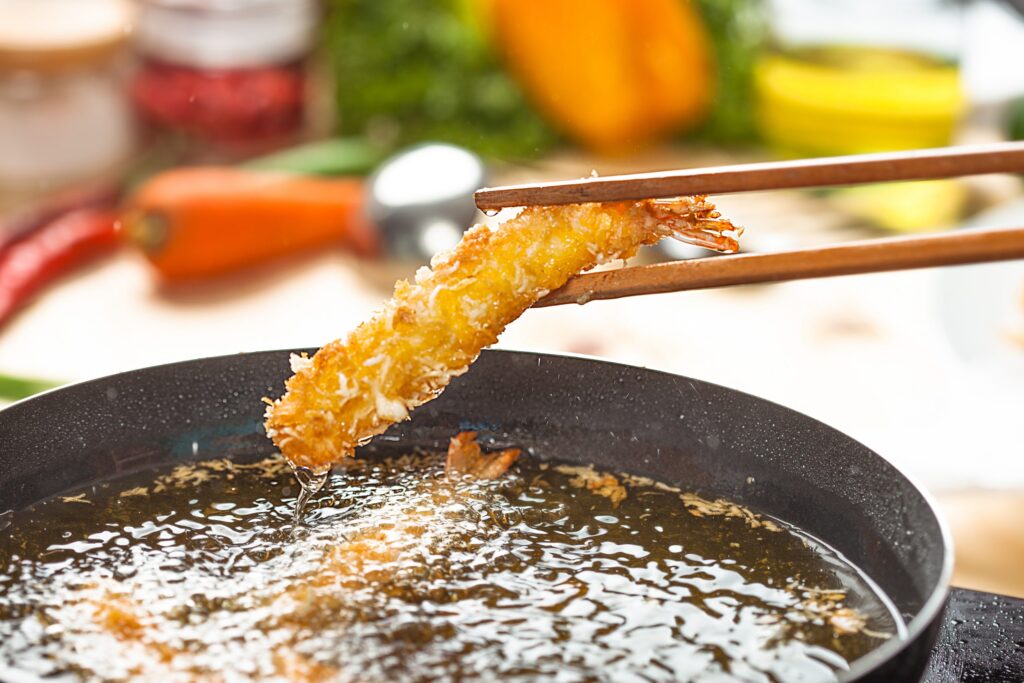 Đồ ăn chiên rán chứa nhiều calo