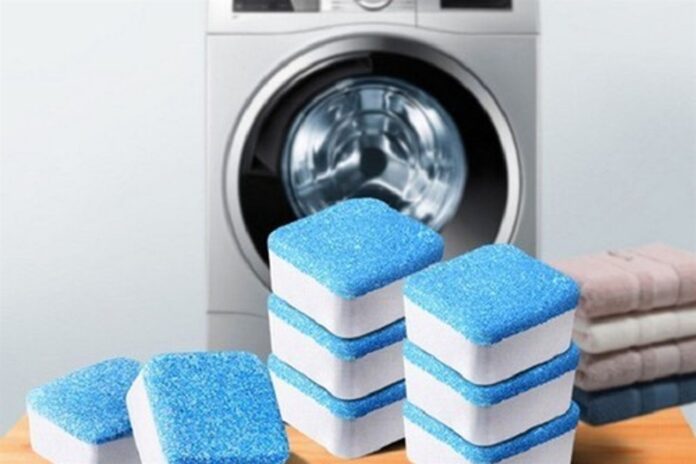 cách sử dụng viên tẩy máy giặt