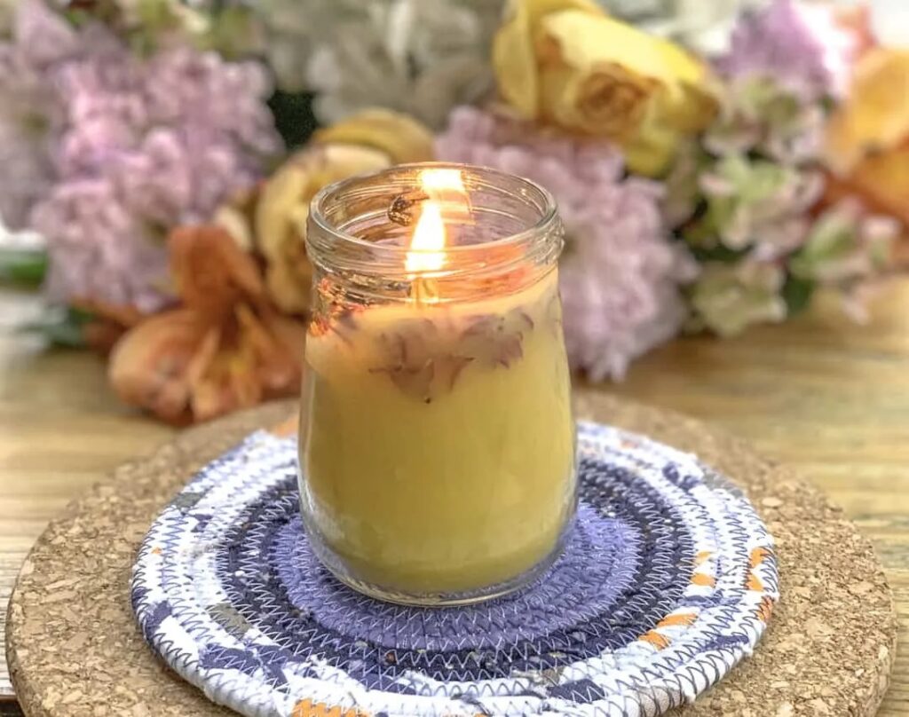 Thành phẩm nến thơm sáp ong