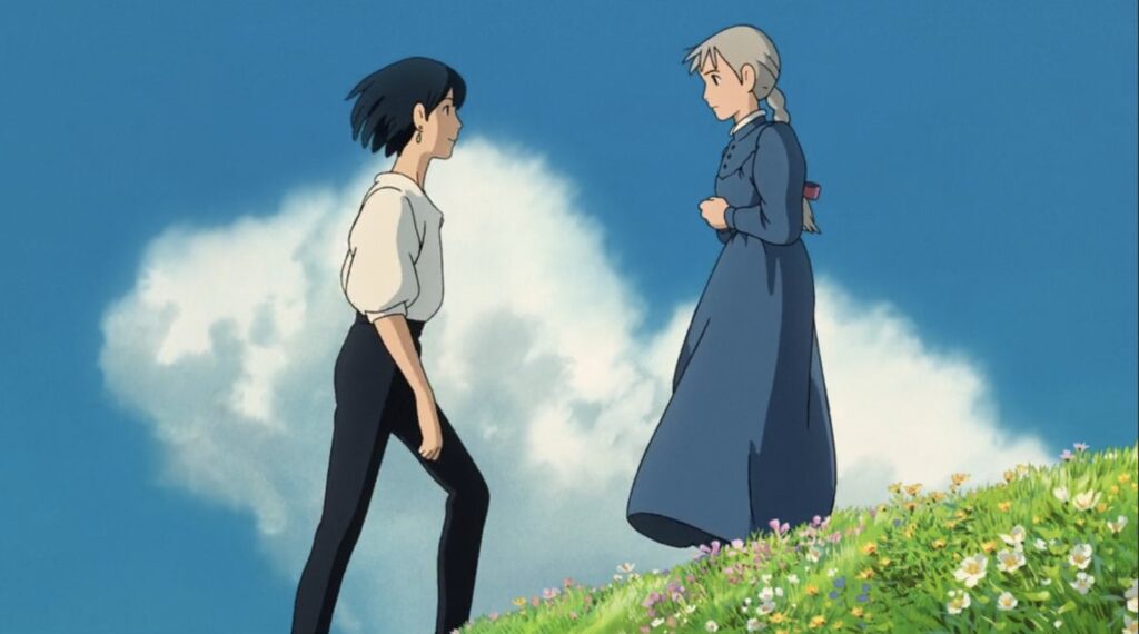 "Lâu đài di động của pháp sư Howl” dựa trên tiểu thuyết của Diana Wynne Jones do hãng Ghibli thực hiện