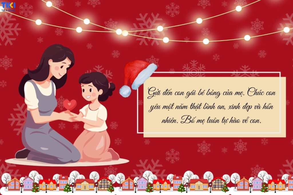 Lời chúc giáng sinh cho em bé