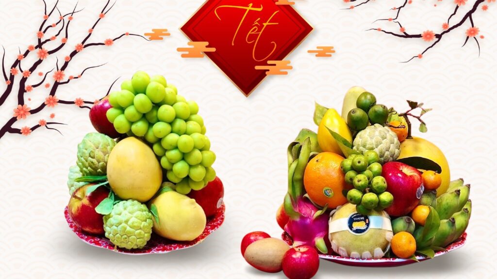 Mâm ngũ quả miền Bắc