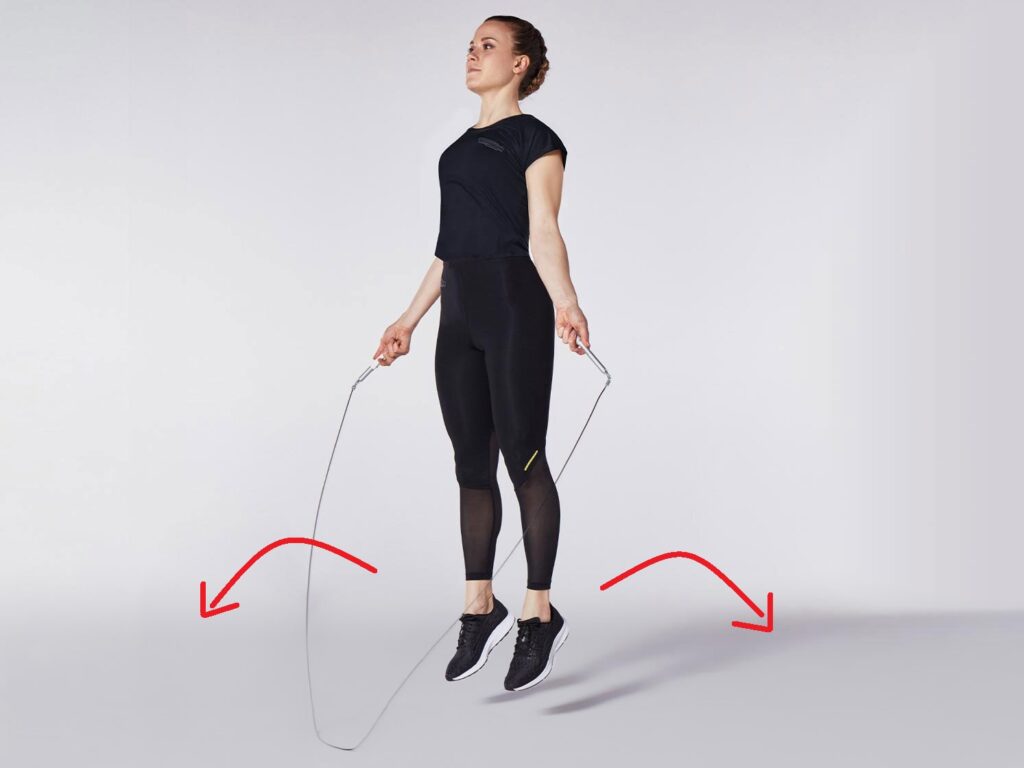 Nhảy dây sang một bên có thể giúp đốt cháy lượng calo dư thừa bên trong cơ thể hiệu quả