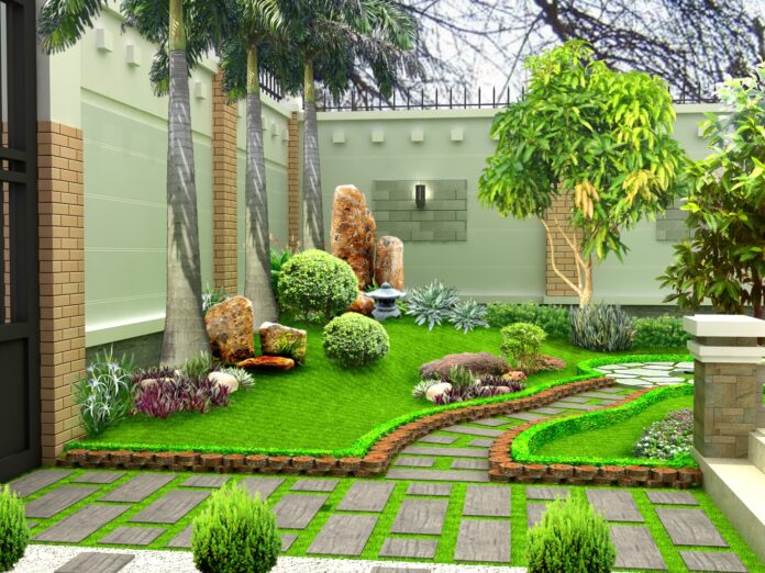 Tiểu cảnh sân vườn mini đẹp, độc đáo nhất hiện nay