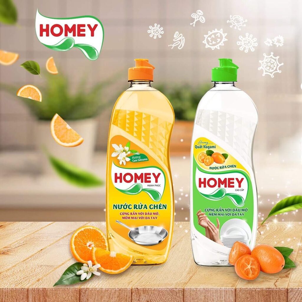 Nước rửa chén Homey