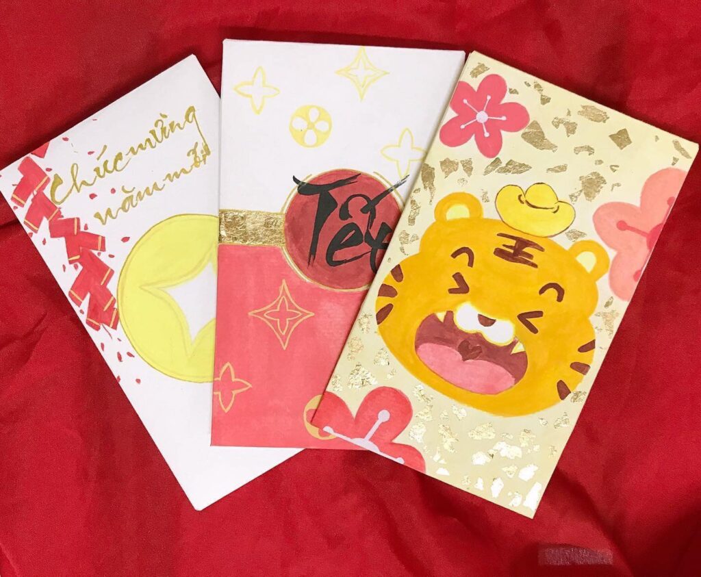 Bao lì xì bằng giấy