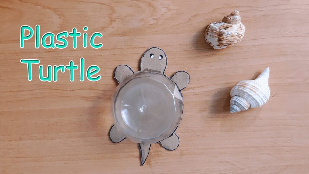 Làm con rùa biển từ chai nhựa