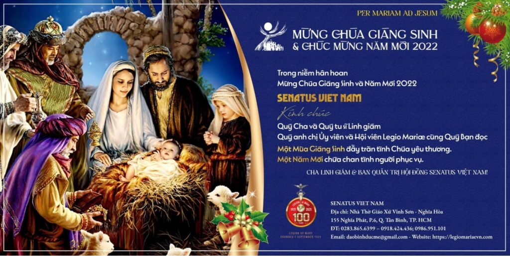 Thiệp giáng sinh công giáo
