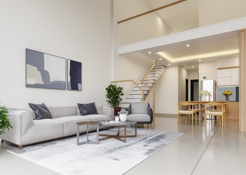 Thiết kế phòng khách tối giản nhất