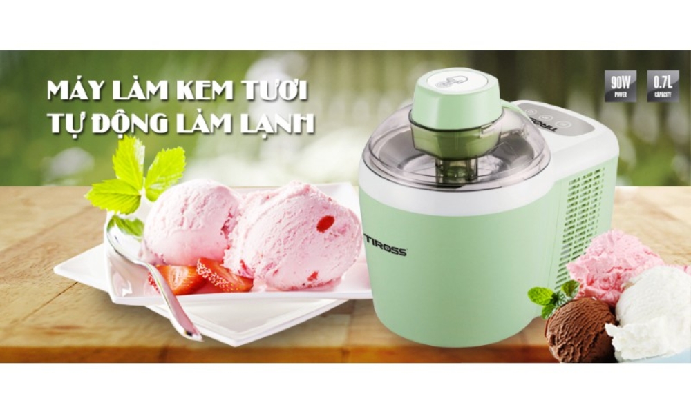 Máy làm kem Tiross chất lượng Máy làm kem Tiross chất lượng