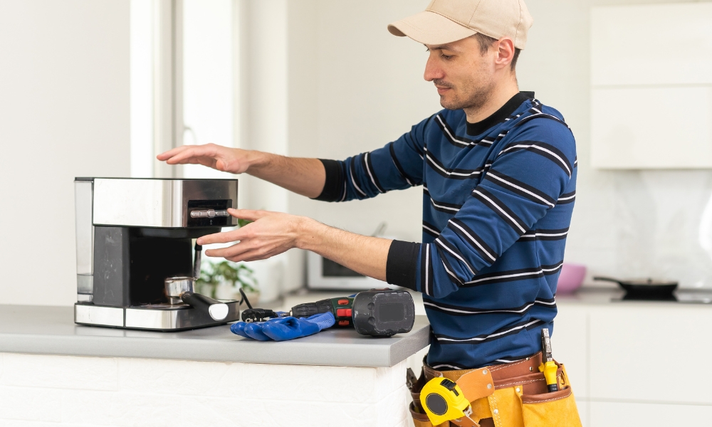 Quy trình dịch vụ sửa chữa máy pha cà phê Quy trình dịch vụ sửa chữa máy pha cà phê