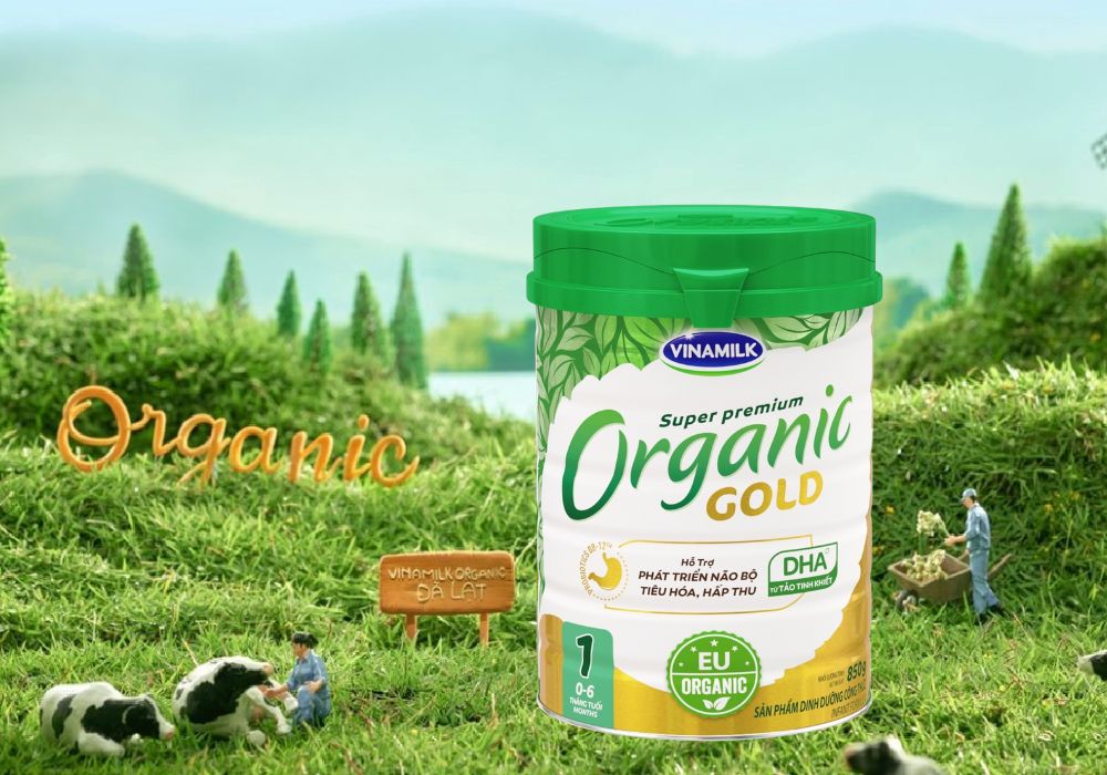 Lợi ích của sữa bột organic