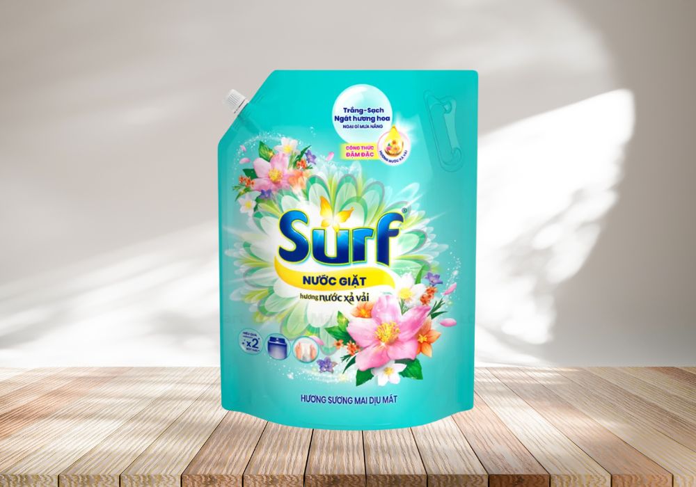 Nước giặt Surf 5 là giải pháp toàn diện cho máy giặt cửa ngang