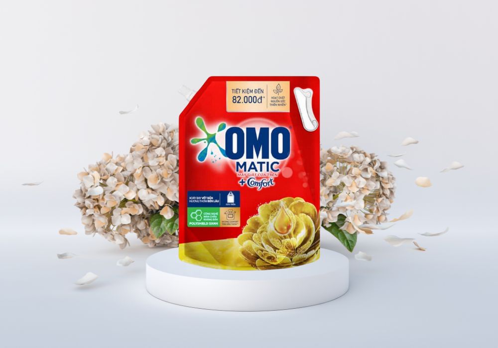 Nước giặt thơm thương hiệu Omo