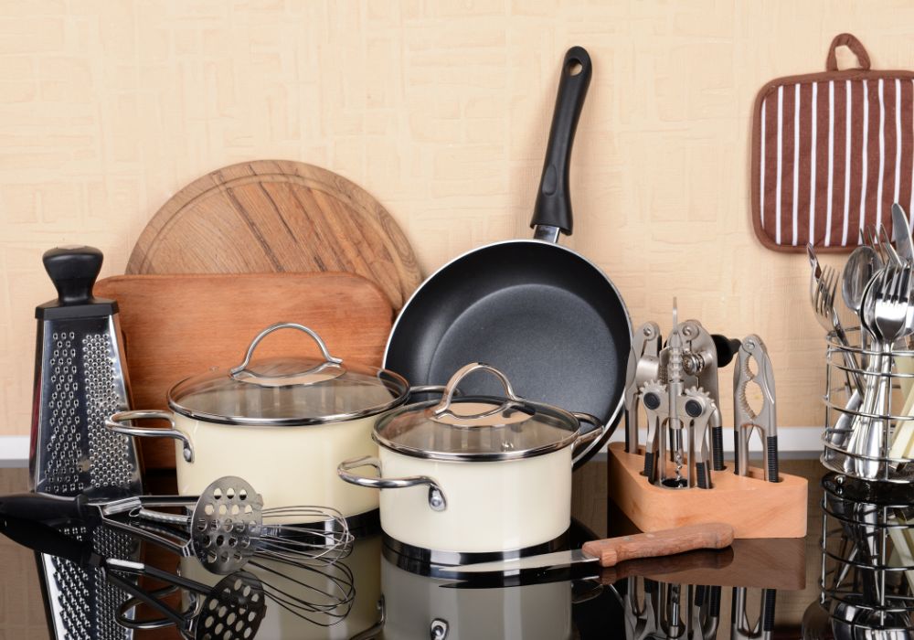 dụng cụ để làm phô mai từ sữa tươi