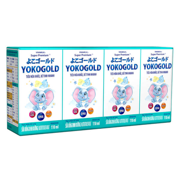 Vinamilk Lốc 4 Sữa bột pha sẵn Yoko Gold