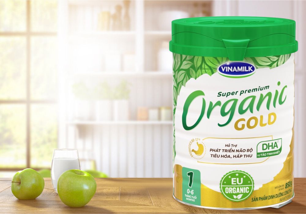 Sữa bột Vinamilk Organic được chứng nhận tiêu chuẩn châu Âu