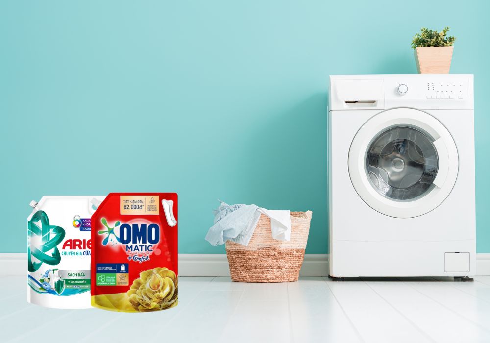 Sử dụng đúng loại nước giặt giúp bảo vệ máy giặt