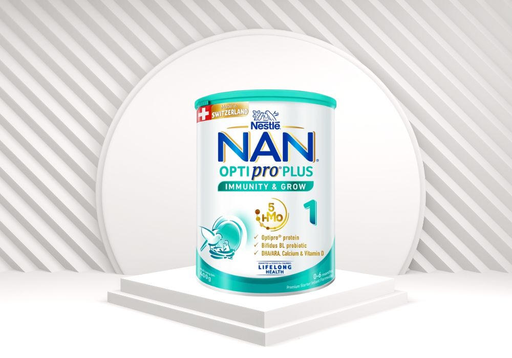 Sữa bột hiệu NAN Optipro hỗ trợ hệ tiêu hóa