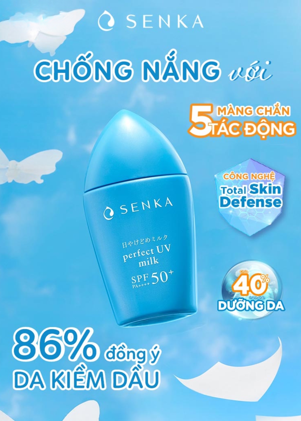 Kem chống nắng kiềm dầu cho da dầu