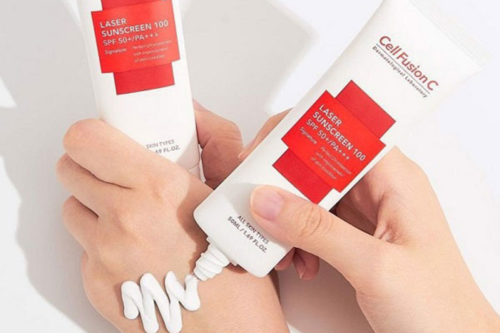 Kem chống nắng tốt nhất hiện nay cho da nhạy cảm Cell Fusion C