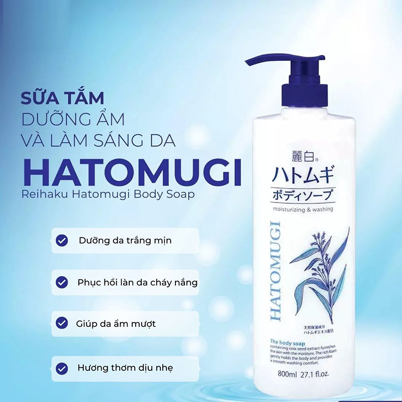 hatomugi sữa tắm