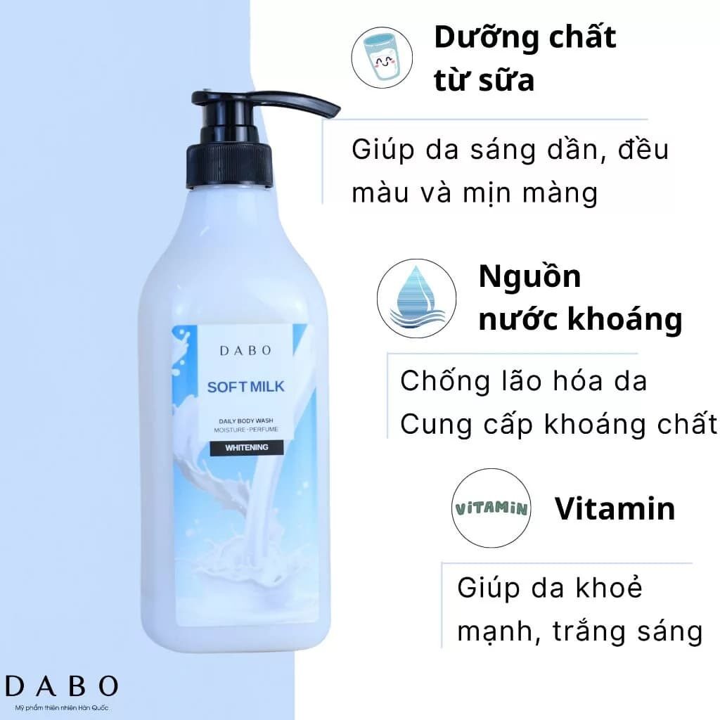 Sữa tắm Dabo Soft Milk 