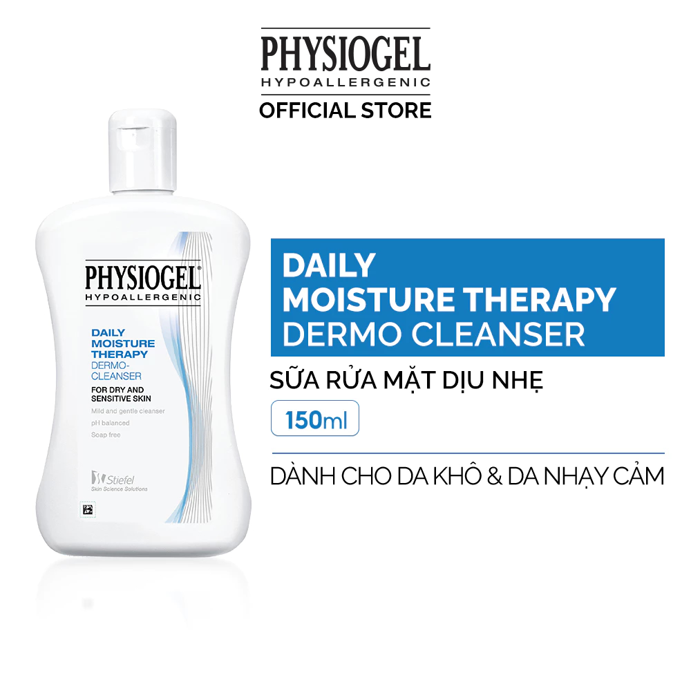 Sữa rửa mặt da khô và nhạy cảm Physiogel Dmt Dermo-Cleanser
