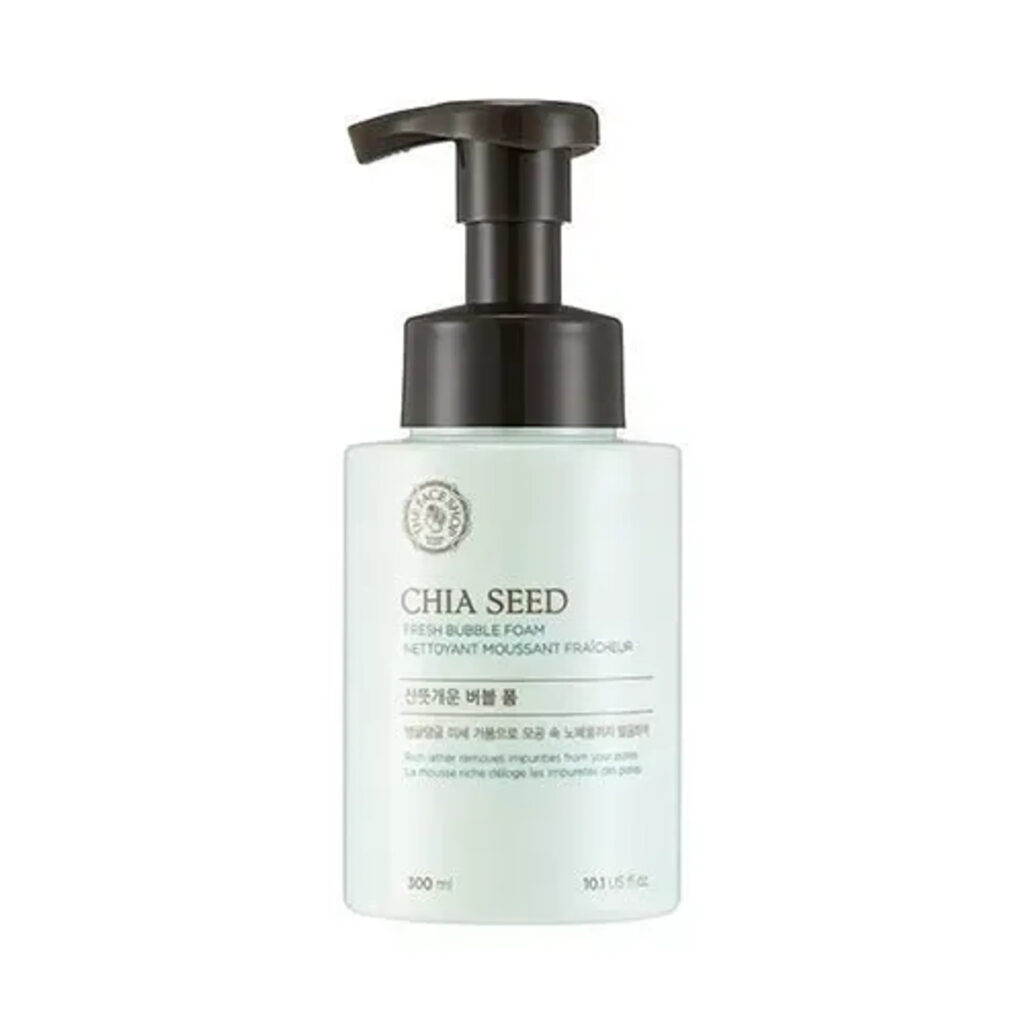 Sữa rửa mặt The Face Shop Chia Seed Fresh Cleansing Foam