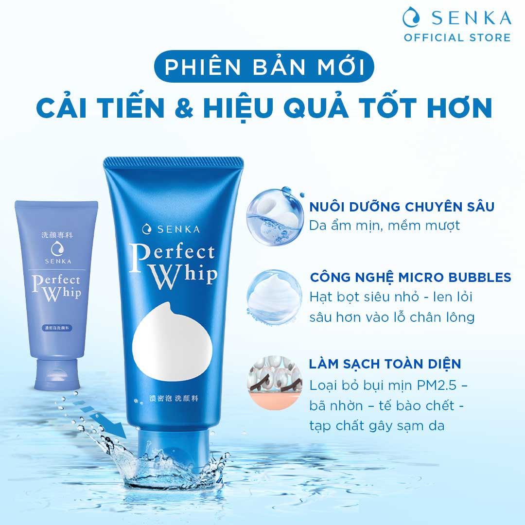 Sữa rửa mặt Nhật Bản Senka