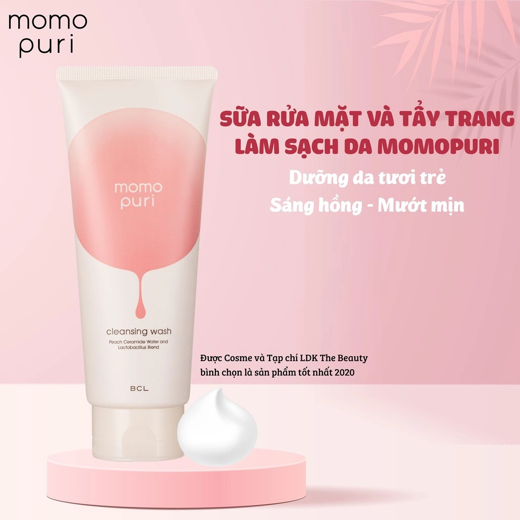 Sữa rửa mặt Tẩy trang Momopuri dạng gel