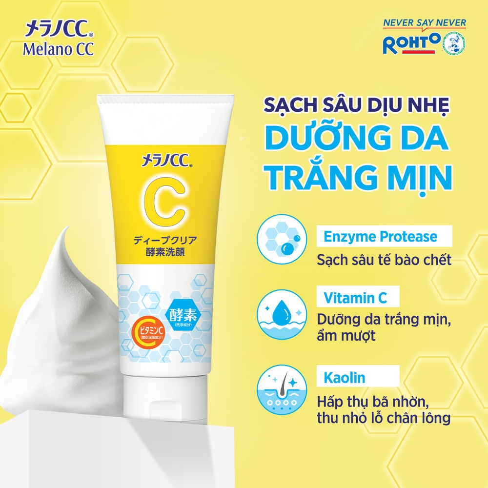Sữa Rửa Mặt Melano CC Dưỡng Sáng
