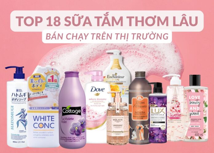 sữa tắm thơm lâu