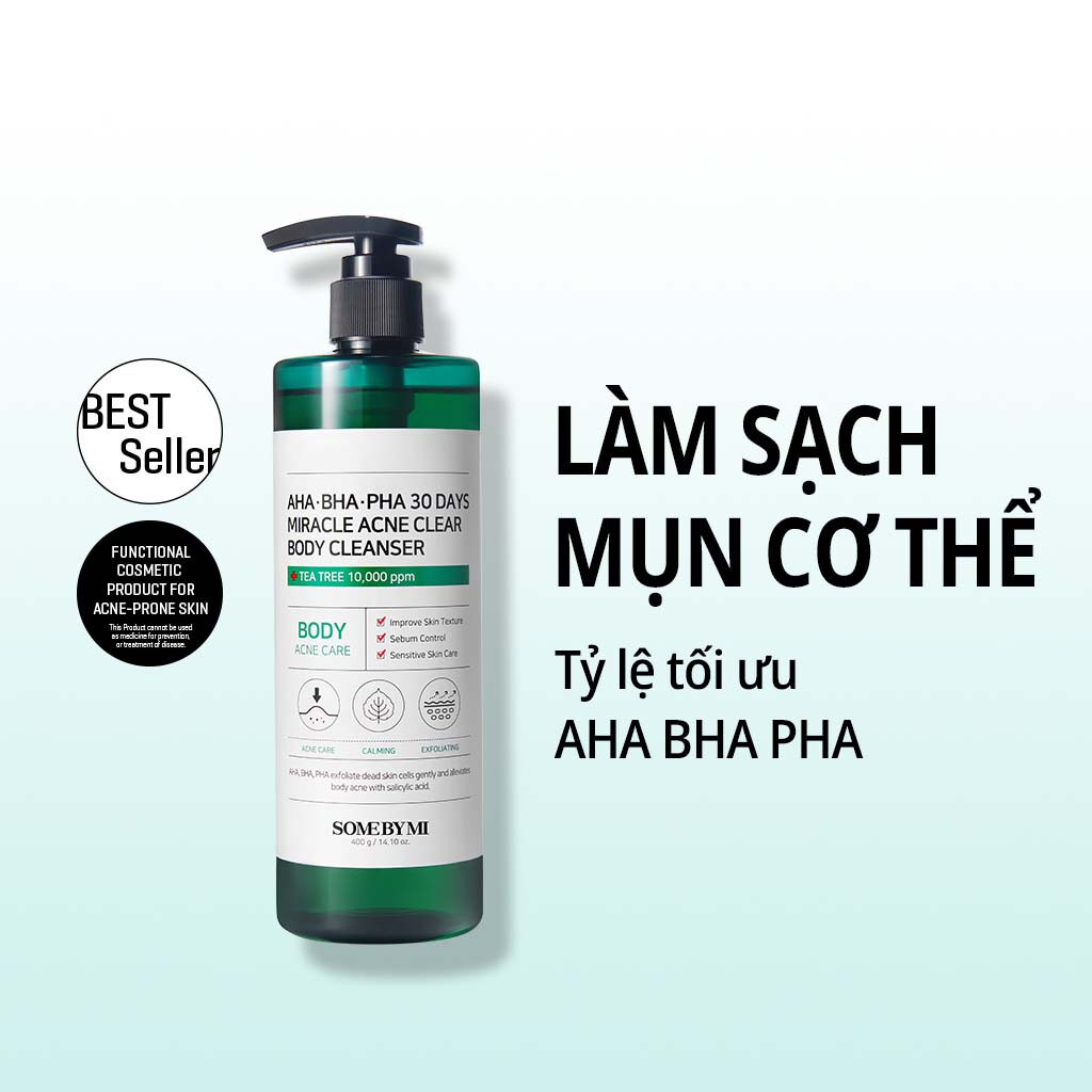 Sữa tắm trị mụn Some By Mi AHA-BHA-PHA 30 Days Miracle Acne Clear Body Cleanser