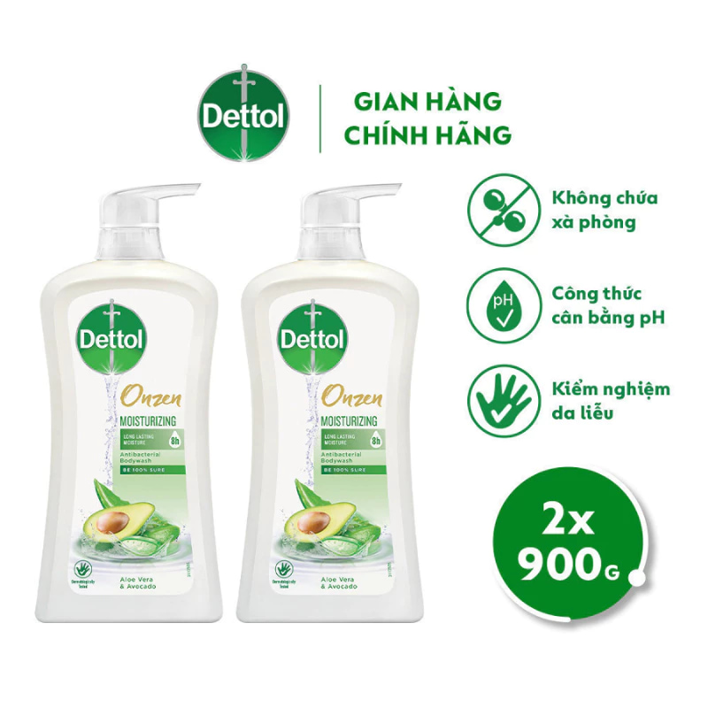 Sữa tắm Dettol với Chloroxylenol